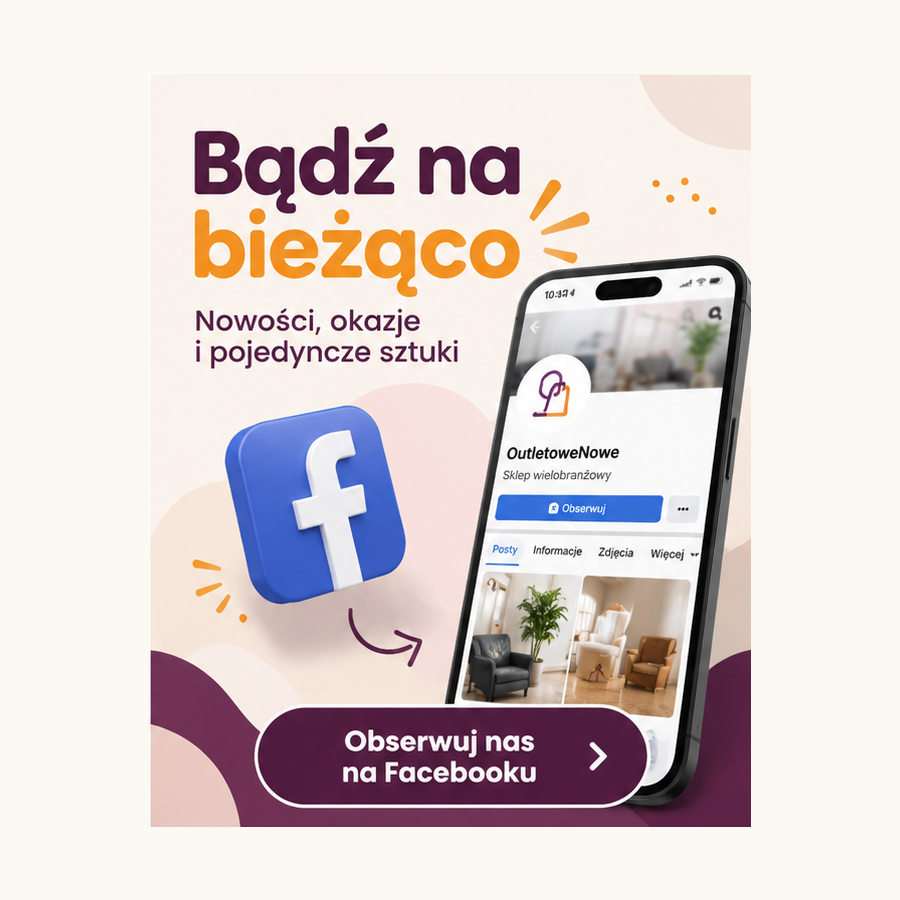 Obserwuj OutletoweNowe na Facebooku
